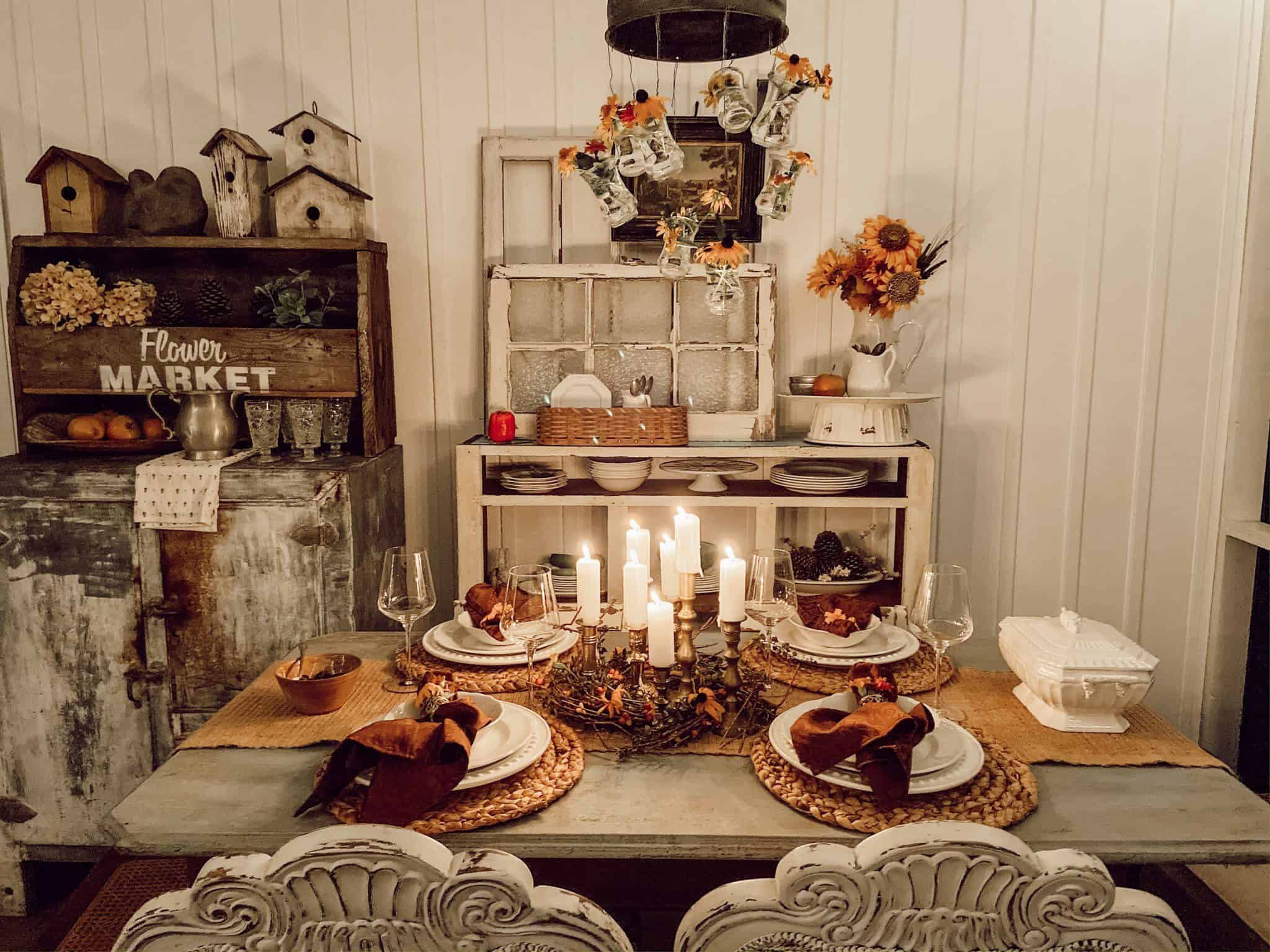 Amazing Late Summer Tablescape Inspiration - The Ponds Farmhouse