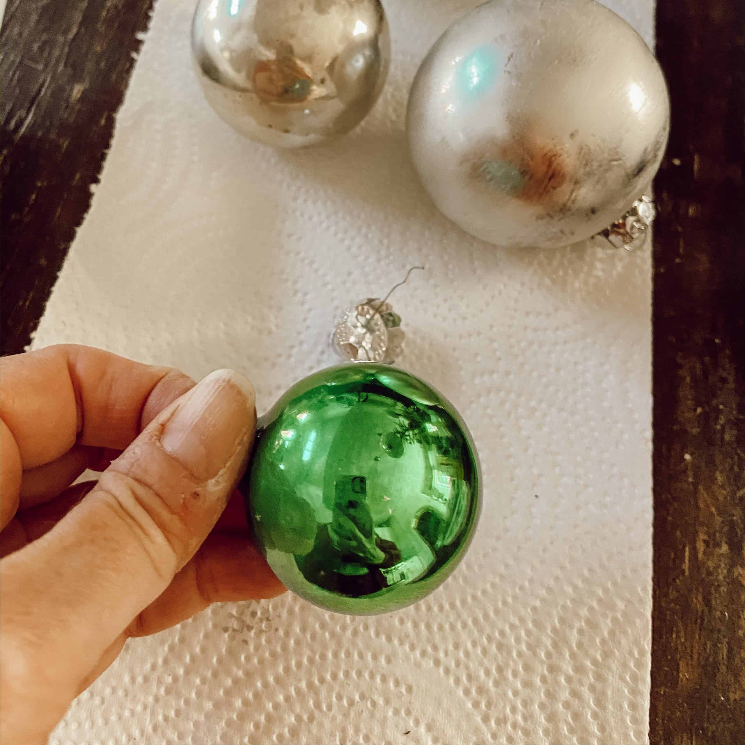 Easiest Way To Age New Christmas Ornaments