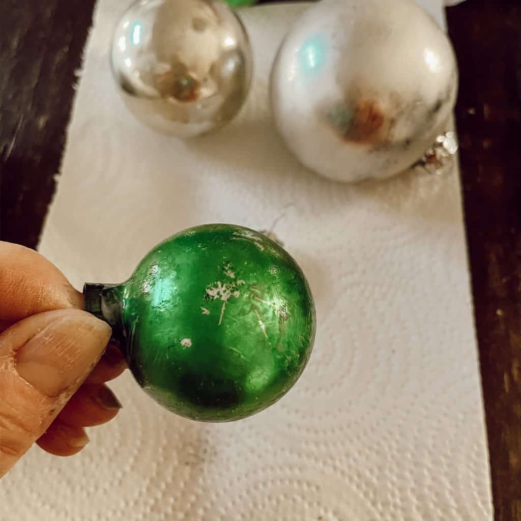 Easiest Way To Age New Christmas Ornaments