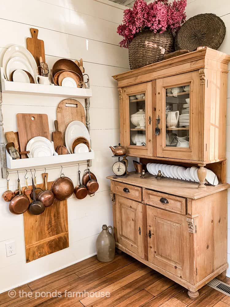 A Spring-Inspired Kitchen  Country kitchen designs, Plate racks in kitchen,  Diy kitchen storage