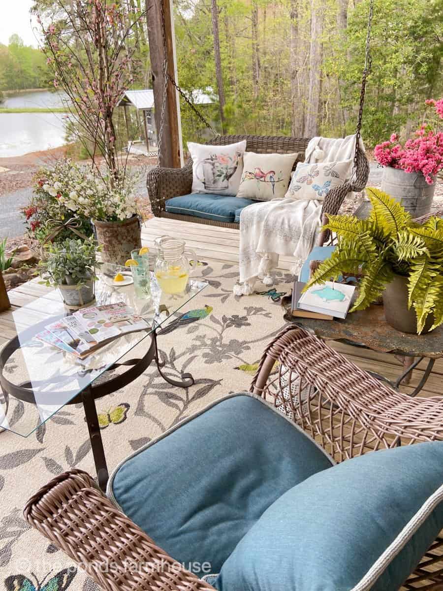 Front Porch Ideas for Spring & Summer, Create Entertaining areas.