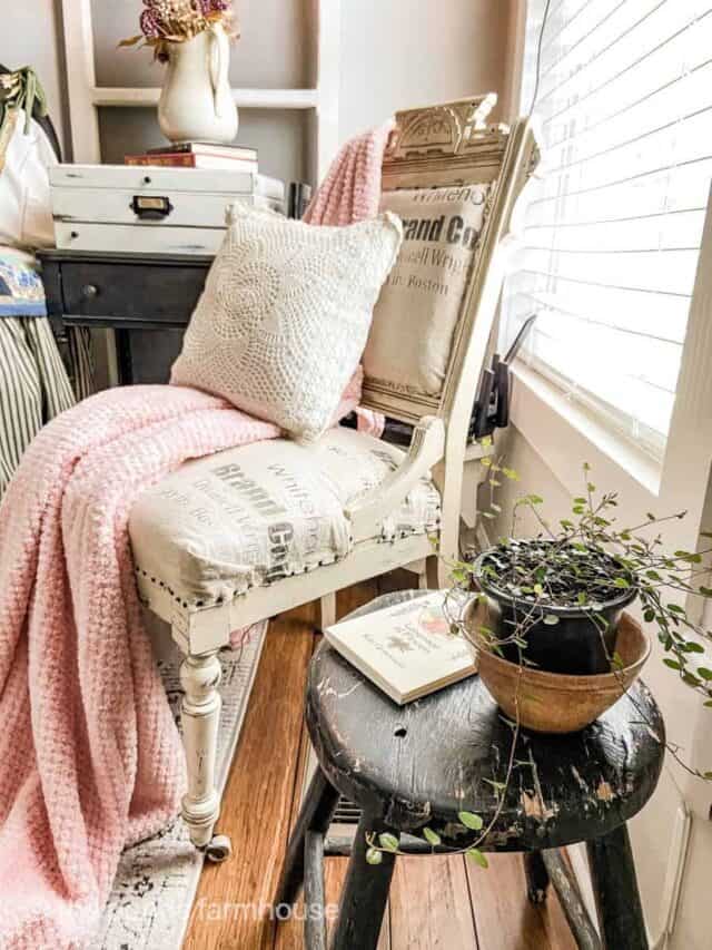 How To Decorate with Thrift Store Finds in Farmhouse Bedroom