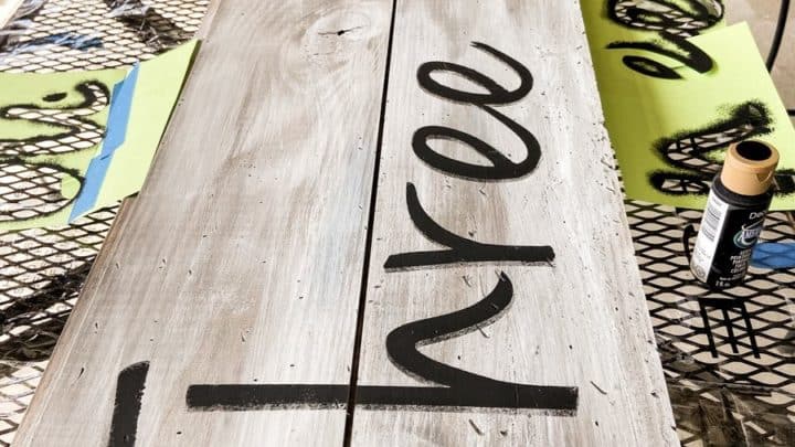 Beautiful custom house numbers plaque utilizing reclaimed wood and
