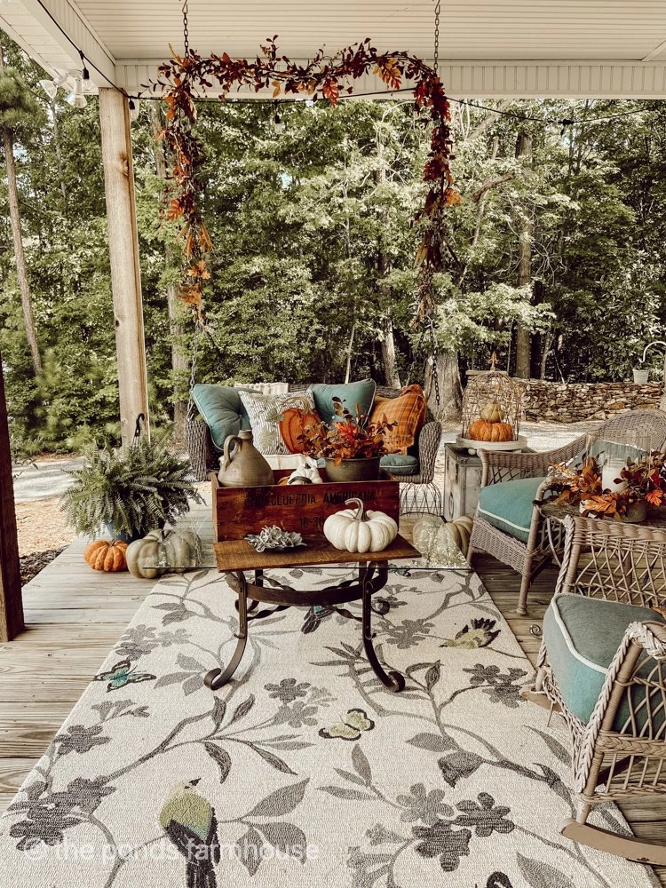 Best Ideas for Decorating a Porch for Fall - The Ponds Farmhouse