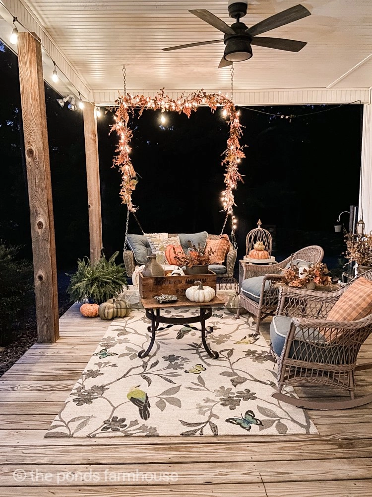 Best Ideas for Decorating a Porch for Fall - The Ponds Farmhouse