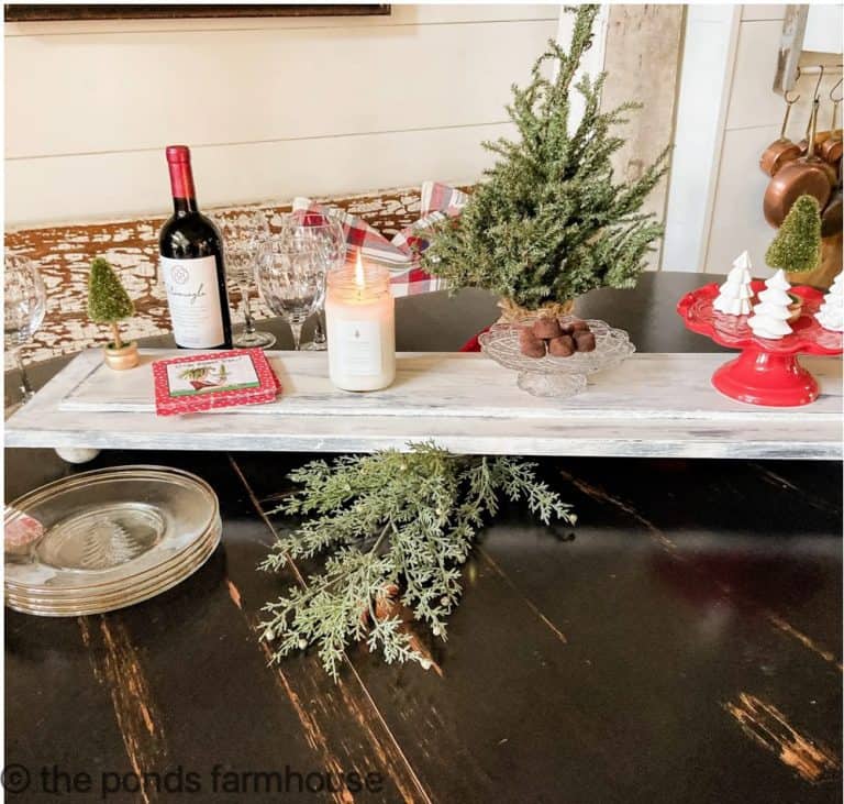 Easy DIY Farmhouse Table Riser