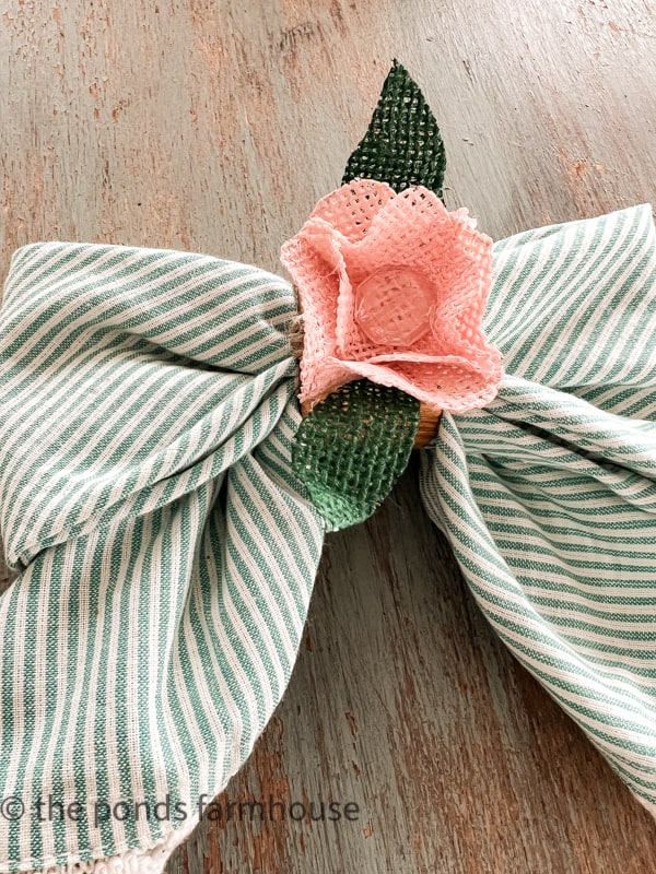 Easiest No-Sew DIY Cloth Napkin With Fringe Tutorial