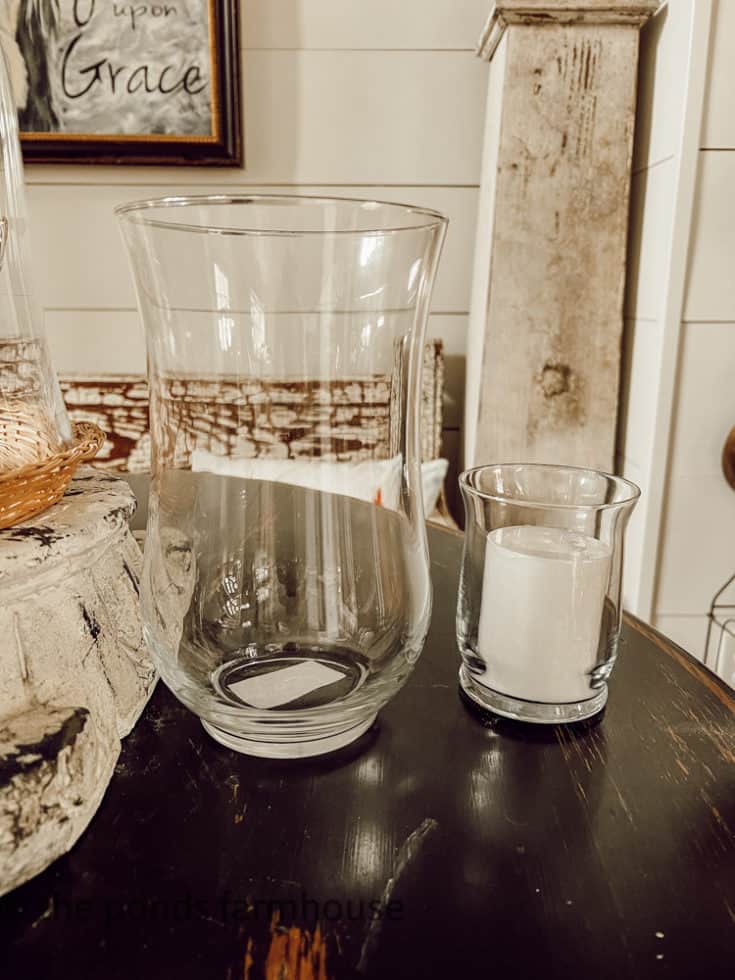 Easiest Pottery Barn Hack: Replicate Glass & Sand Candleholder