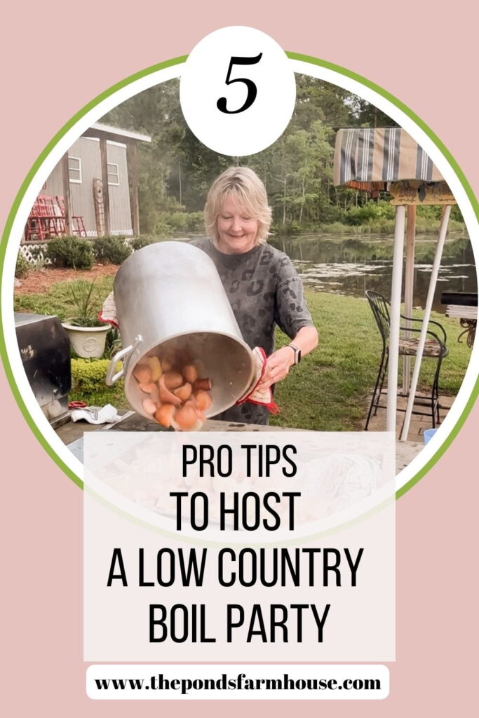 5 pro tips for hosting a low country boil party