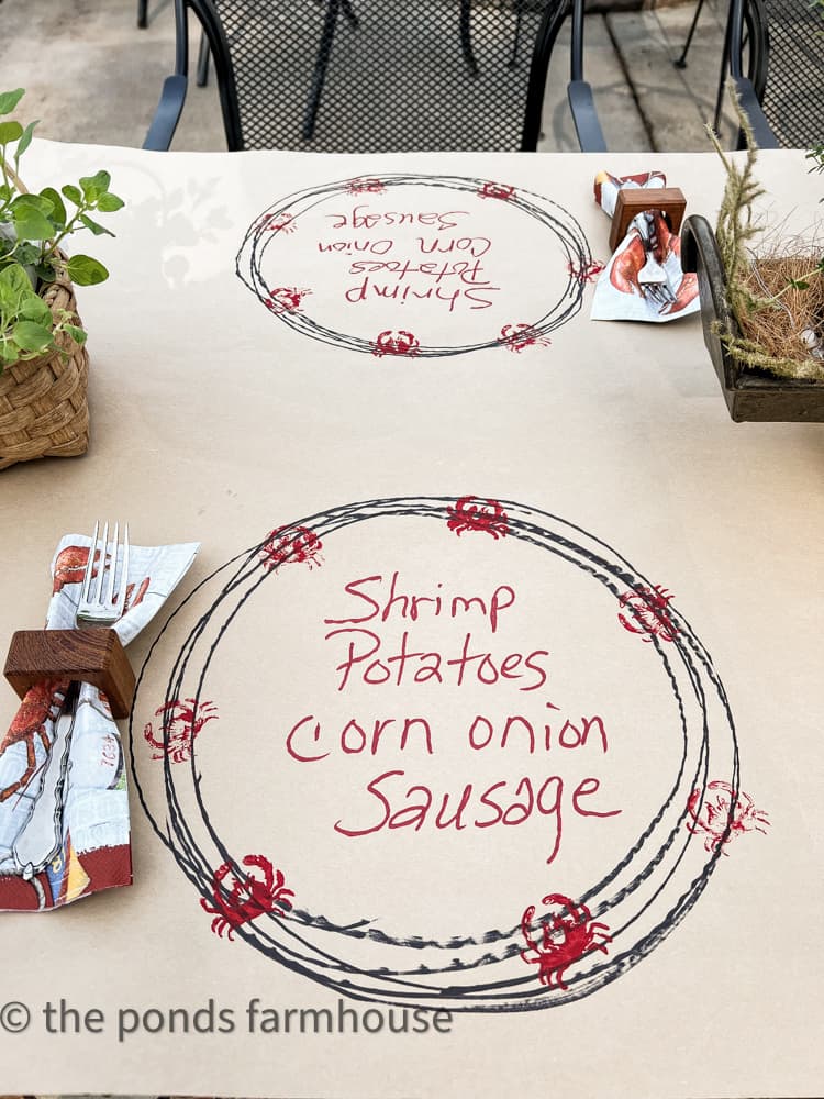 How to Make Kraft Paper Tablecloth for Outdoor Party - DIY Project