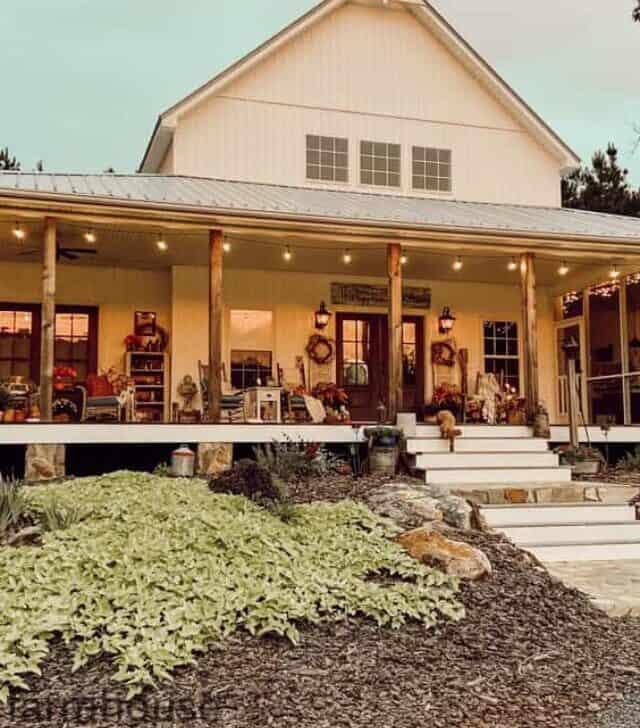 Farmhouse-Front-Porch-View-decorated-for-Fall-