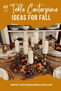 11 Table Centerpiece Ideas for Fall Entertaining and Dinner Parties