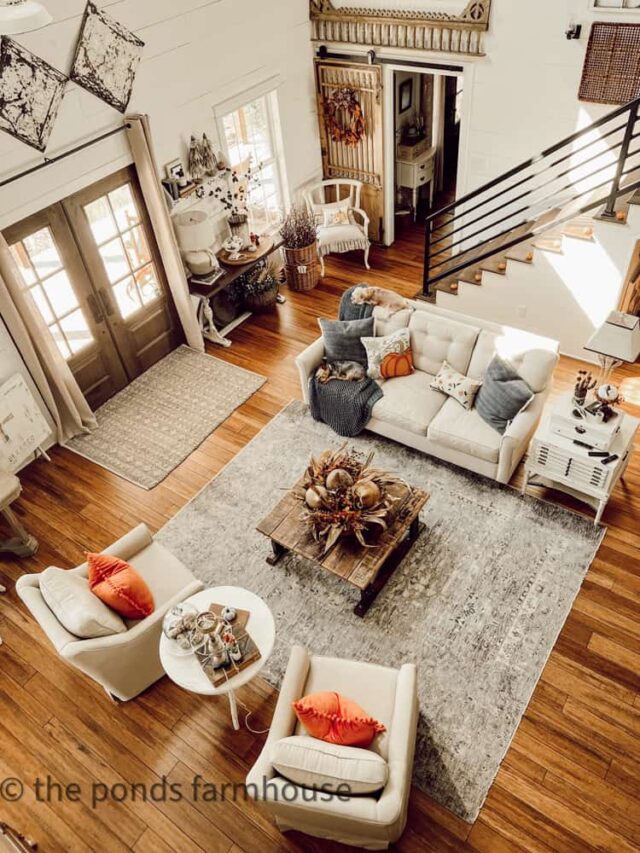 Affordable Fall Living Room Home Decor Tips