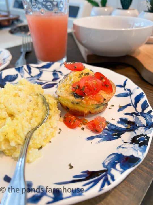 https://www.thepondsfarmhouse.com/wp-content/uploads/2022/10/muffin-on-plate-with-grits-540x720.jpg