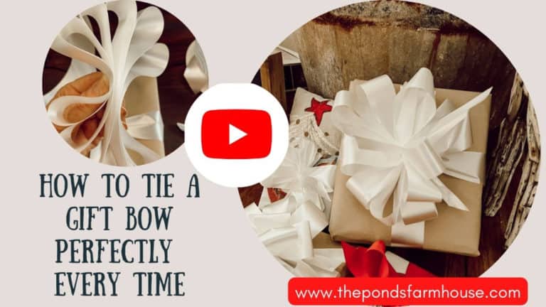 How To Tie A Gift Bow Perfectly every time