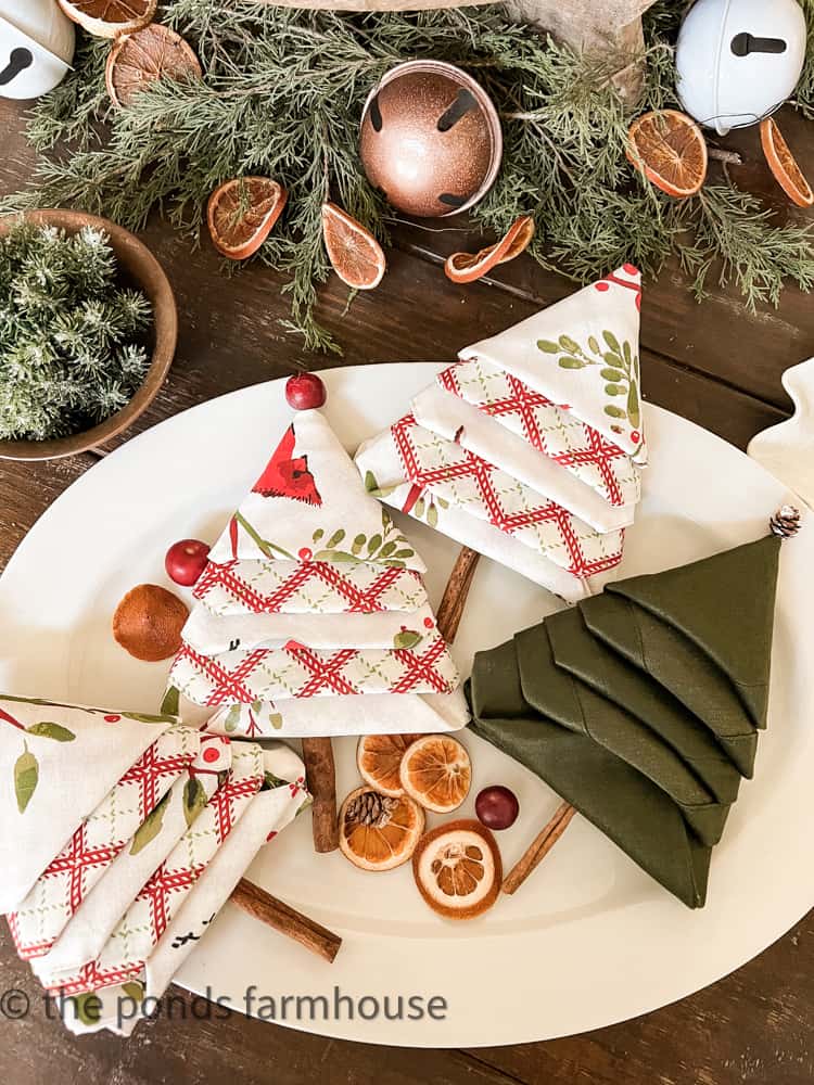 10 Ways to Fold Napkins for Christmas, Holiday Napkin Folding Ideas