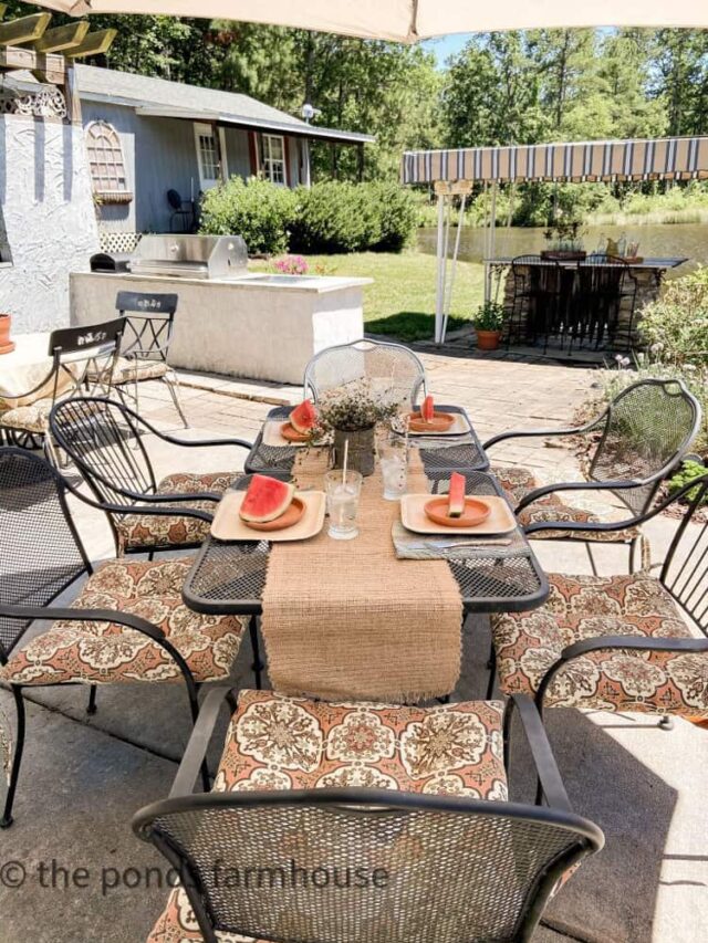 Get Ready For Summer: Budget Outdoor Table Decor Ideas