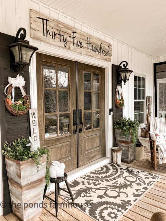 Best Front Porch Ideas To Decorate For Easter Outdoors