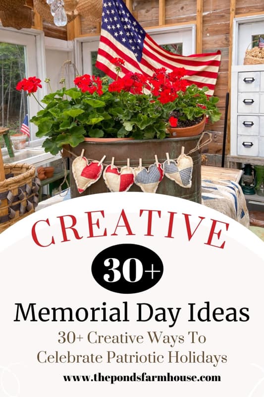 30+ Creative ways to celebrate Memorial Day.  