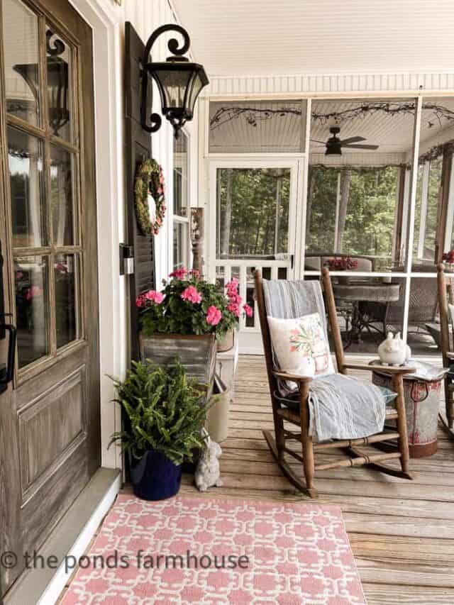 Country Porch Ideas for Summer