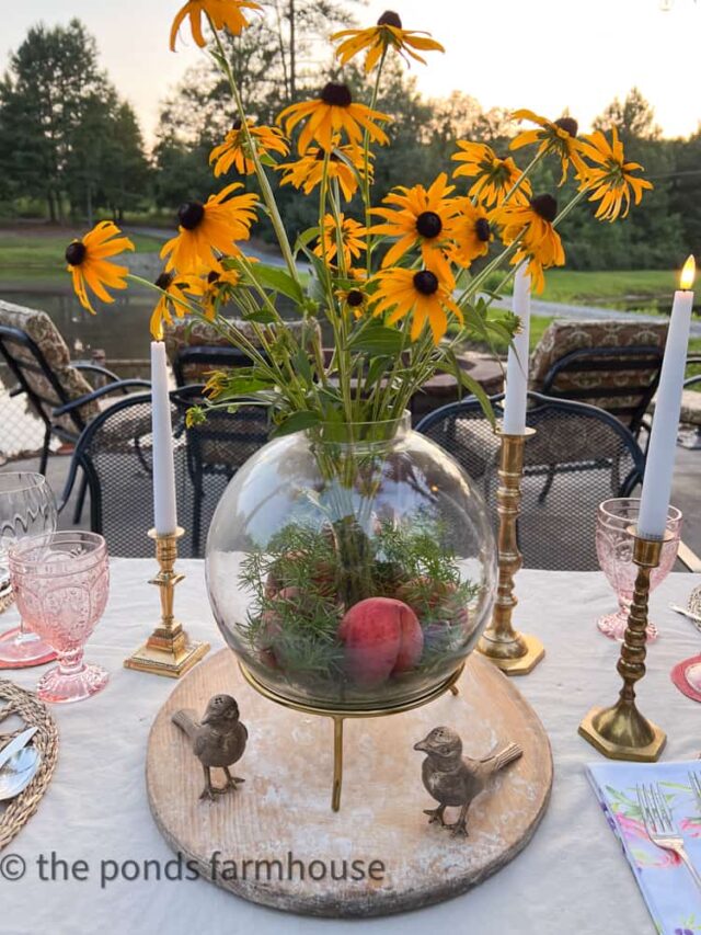 Summer Table Budget Centerpiece Ideas