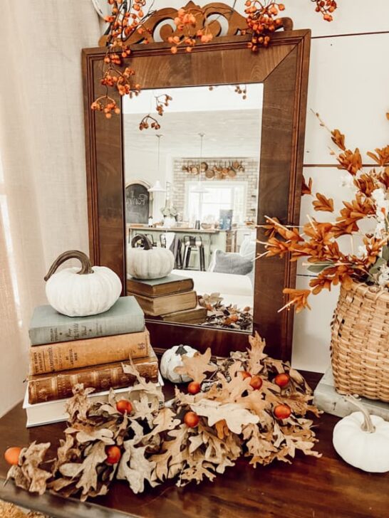 How To Set up A Stylish Budget-Friendly Fall Table Vignette
