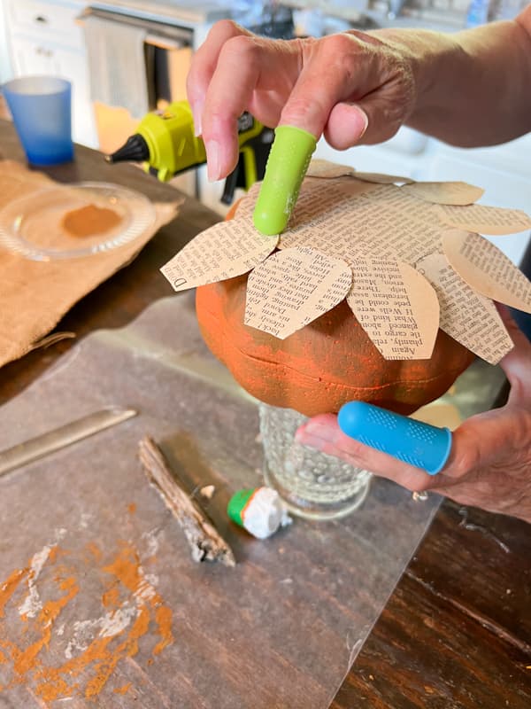 How To Make a Unique Pumpkin Craft with Upcycled Old Books