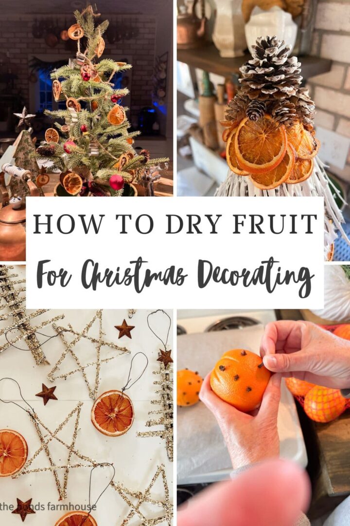 How To Dry Fruit To Make A Dried Orange Garland For Christmas