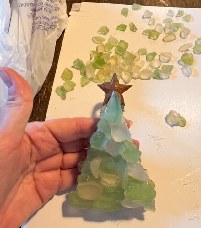 Sea Glass Christmas Tree ornament