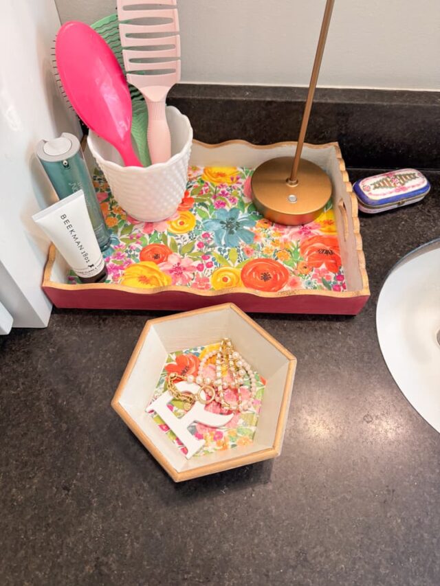 Make 2 Anthropologie Tray Dupes for $10.00