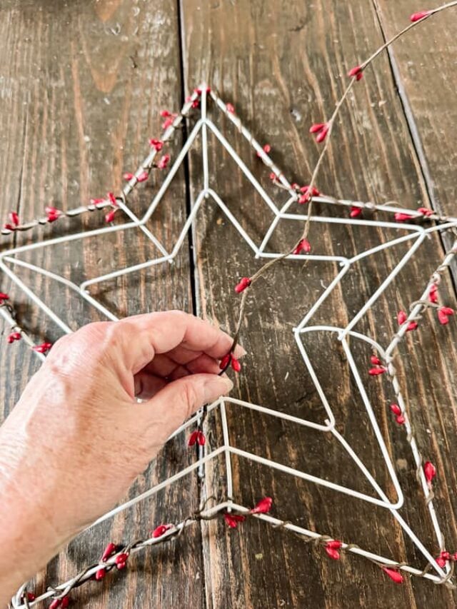 DIY Coastal Patriotic Starfish Wreath: Dollar Tree Craft