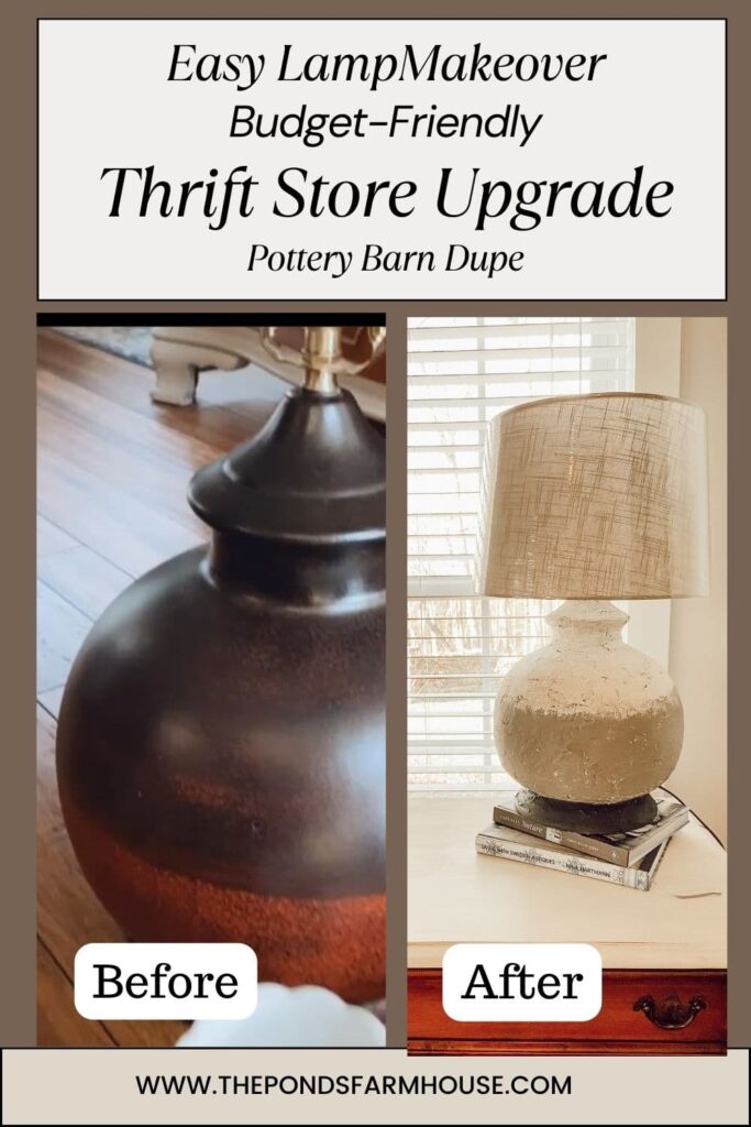 Pottery Barn Dupe - Easy Lamp Makeover Tutorial