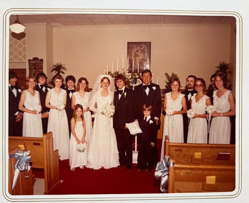 Wedding picture from 1979.