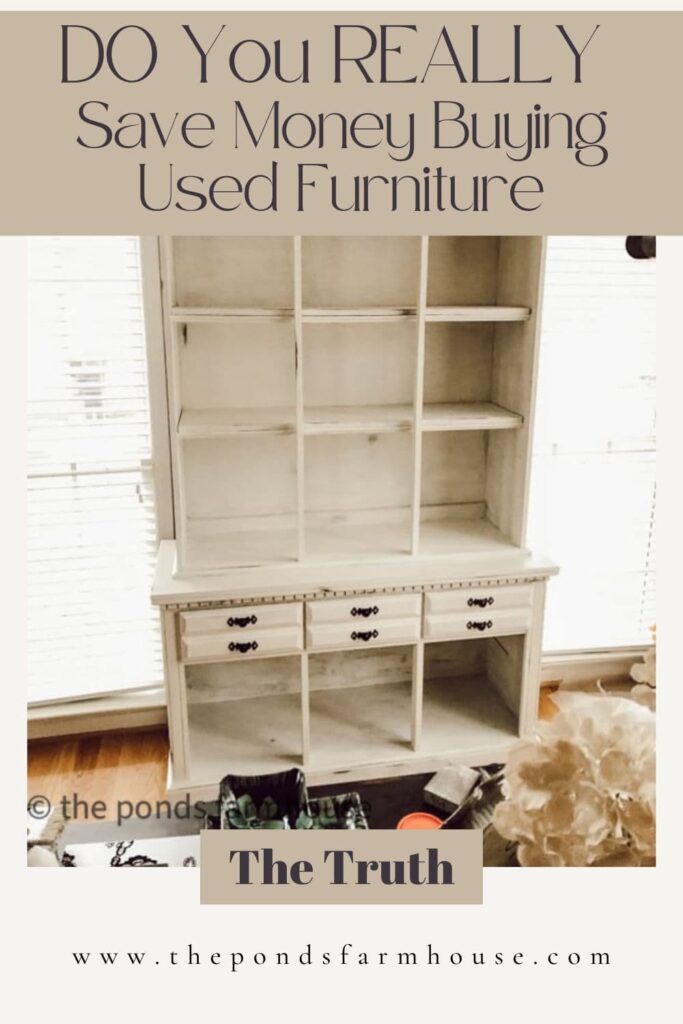 DO you really save money buying used furniture?  The real Truth
