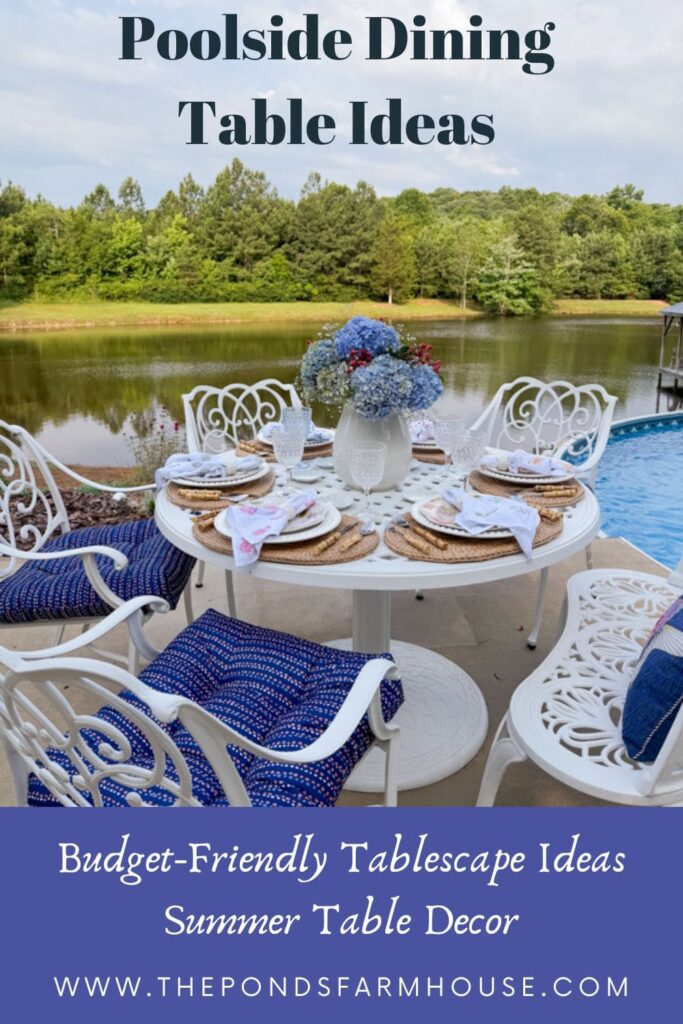 Poolside Dining Table Ideas for Summer Entertaining.  