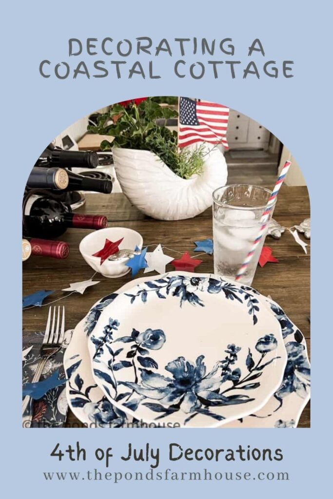 Decorating a coastal cottage for the 4th of July