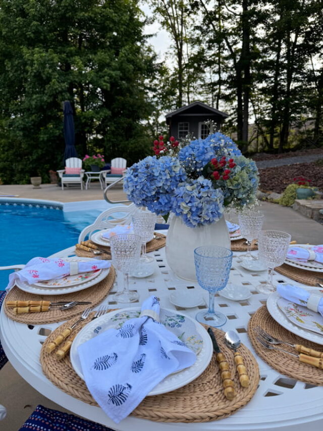 Summer Poolside Dining Table Ideas