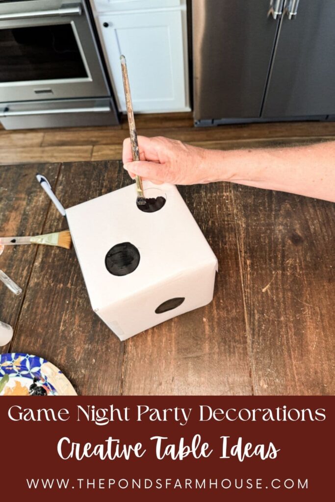 DIY Game Night Table Decorations for a winning party