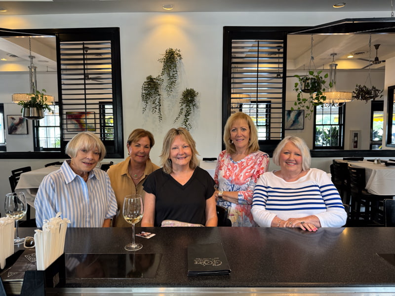 Annual Girls Weekend at Kure Beach.  Lunch at The George on the river front in Wilmington, NC. 