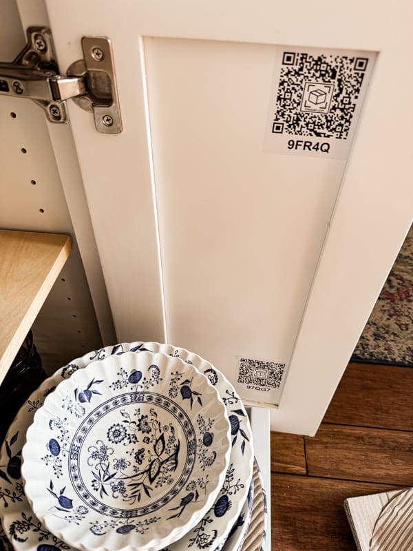 Add tote scan QR codes to the inside of each cabinet to know what's inside.  