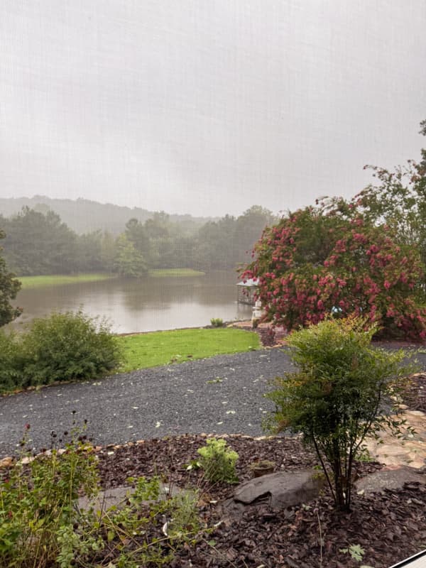 The Ponds Farmhouse View during Tropical Storm Debby