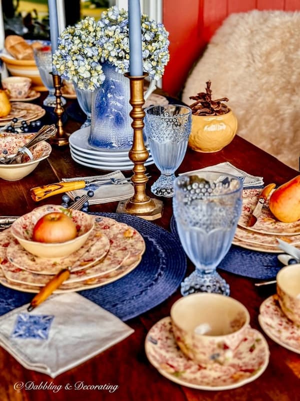 Ann's fall tablescape