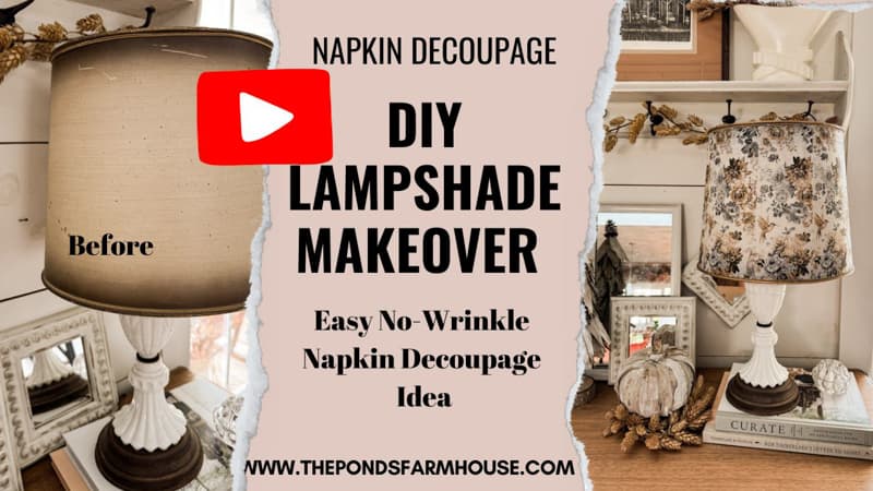 lampshade makeover video