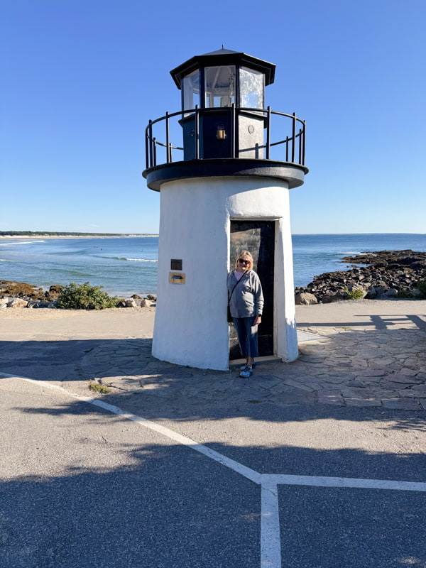 Lobster Point LIght House on Marginal Way in Ogunquit, Maine