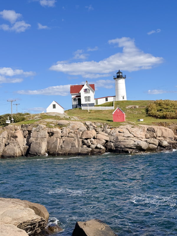 Nubble lighthouse in York Maine.  New England Adventure