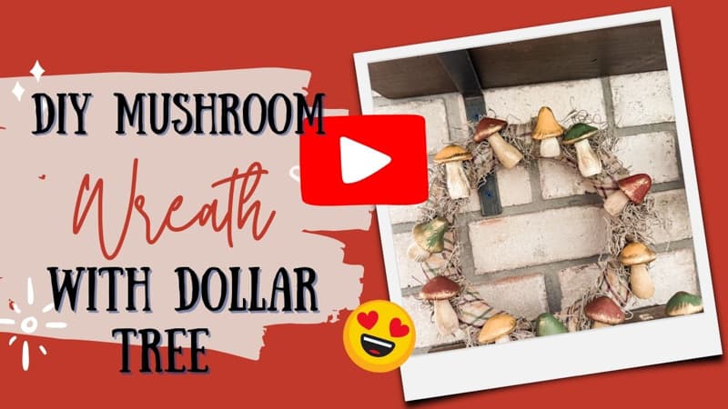 DIY Mushroom Wreath Tutorial Video