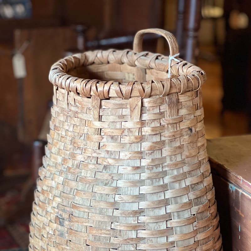 Cindy's basket for thrifting far from home.  