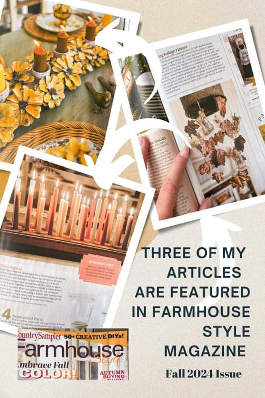 Farmhouse Style Magazine Fall 2024 three features.