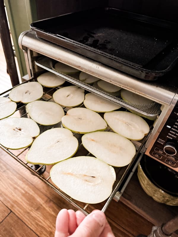 Dry Pears in Ninja Air Fryer