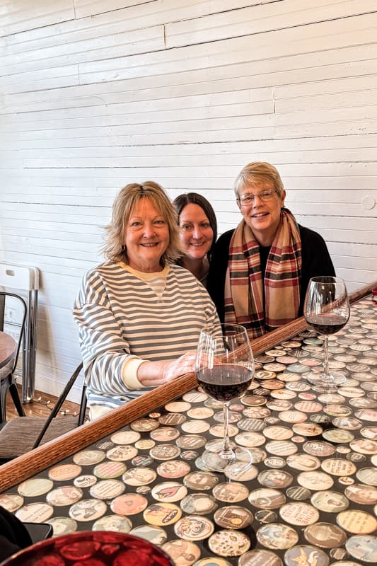 Me, Jennifer, and Barb at The General Wine and Brew.